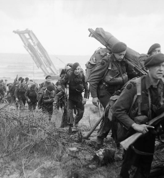 D-Day Royal Marine Commandos Ww2 Glossy Poster Picture Photo Print Banner Booma Prints