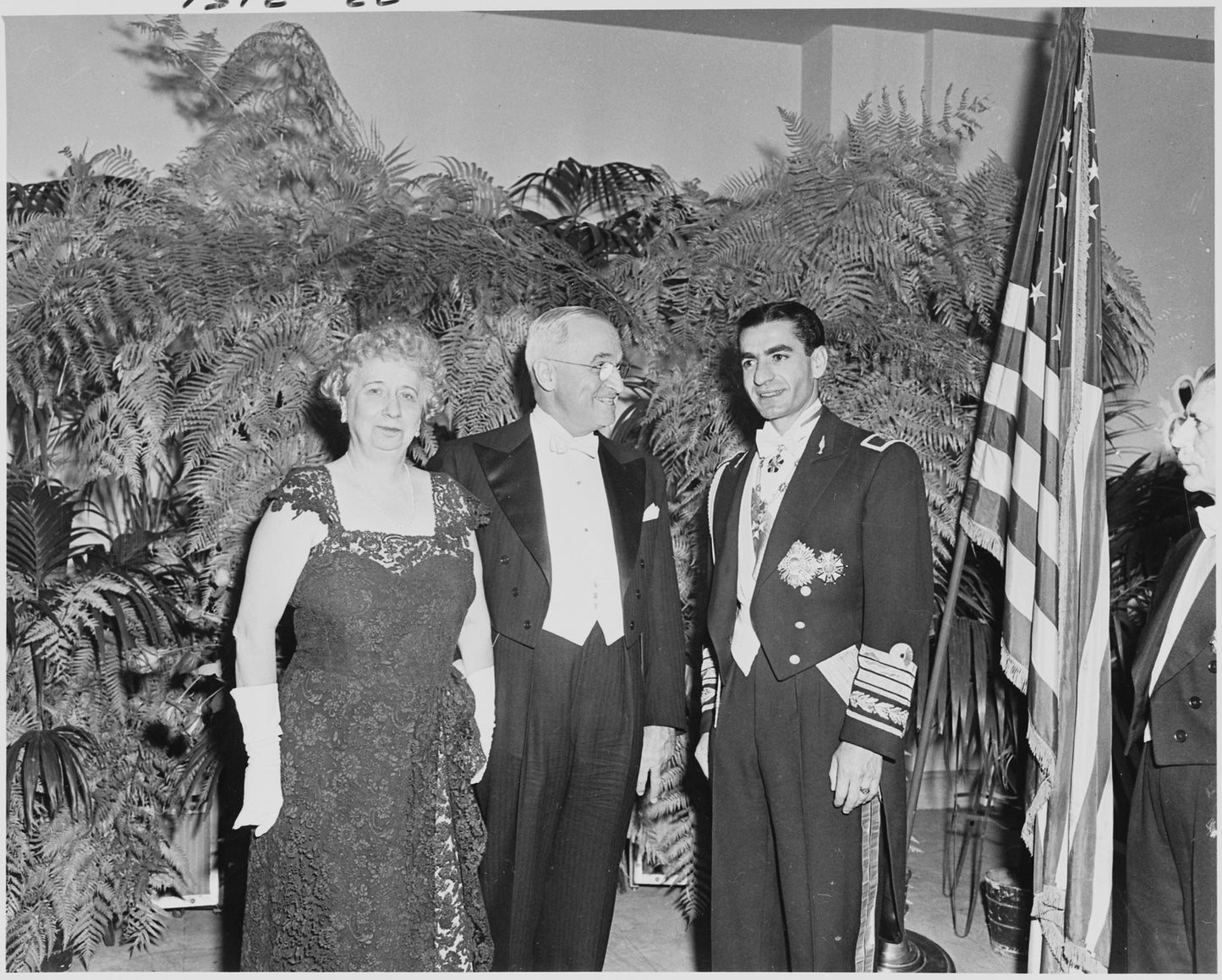 Iran Shah Pahlavi & Harry Truman Glossy Poster Picture Photo Print Banner Booma Prints