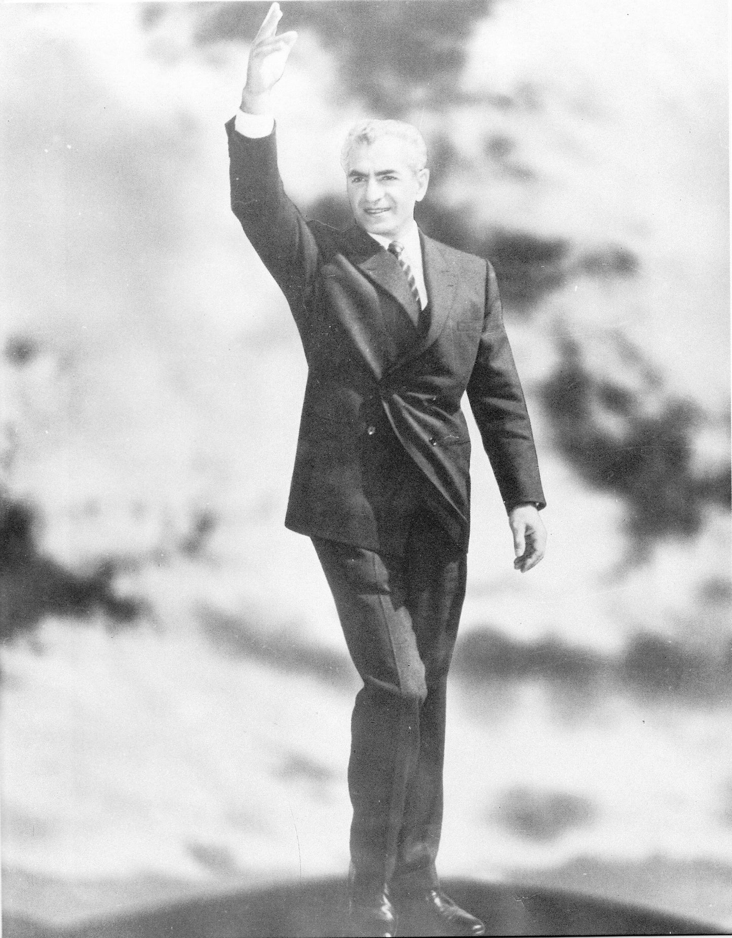 Iran Shah Mohammed Reza Pahlavi Glossy Poster Picture Photo Print Banner Booma Prints