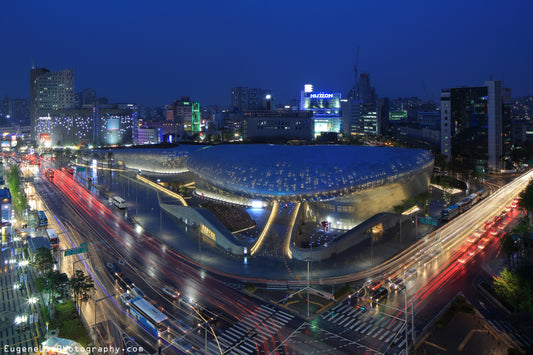 Dongdaemun Design S Korea Skyline Glossy Poster Picture Photo Print Banner Booma Prints