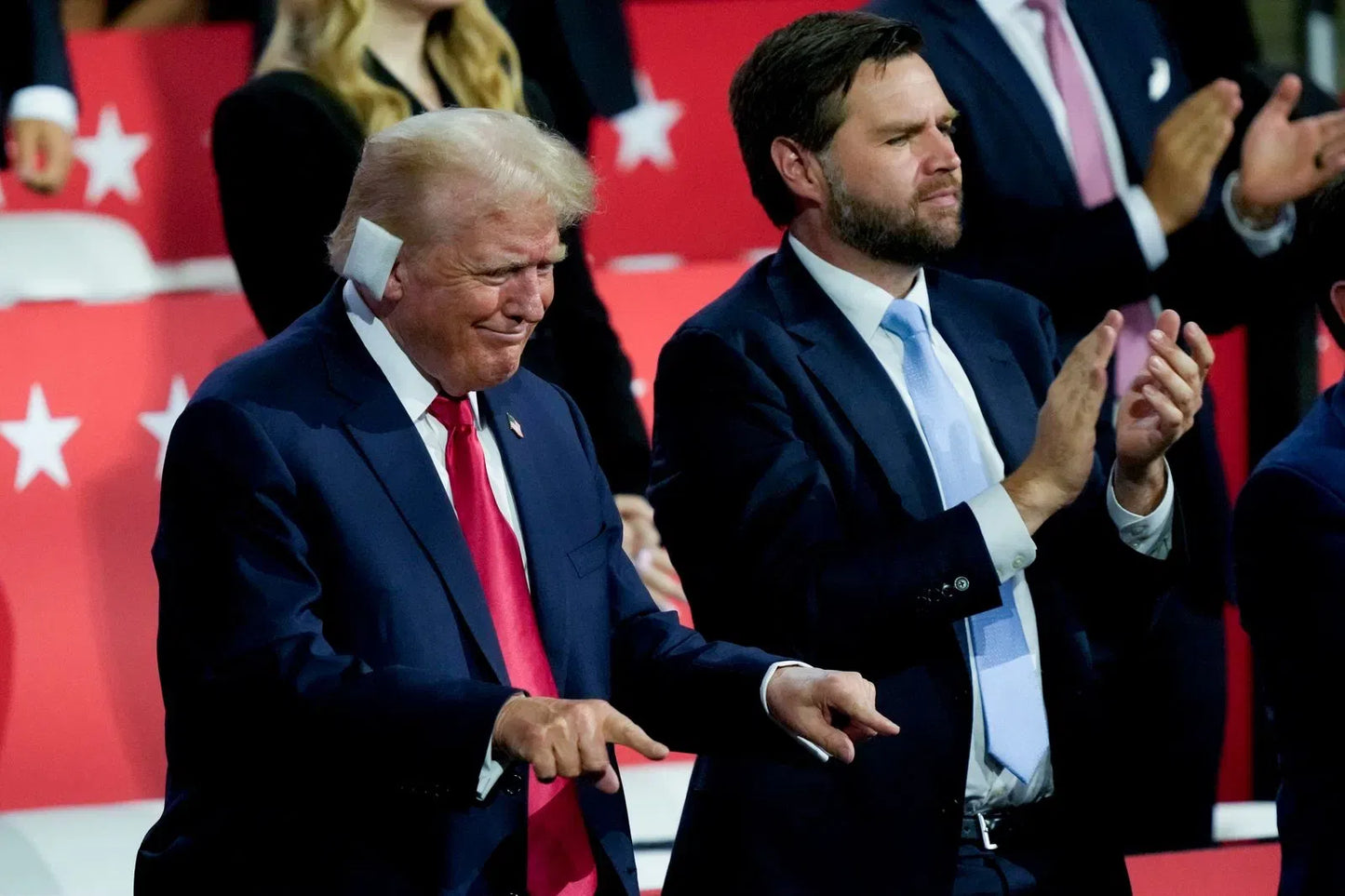 Donald Trump Rnc Jd Vance 2024 Ear Glossy Poster Picture Photo Print Banner Booma Prints