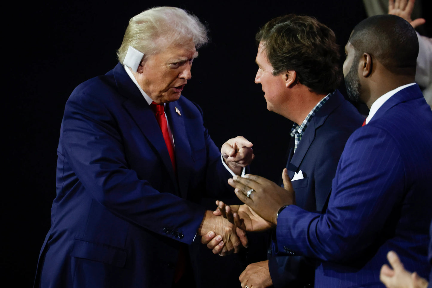 Donald Trump Tucker Carlson Rnc Glossy Poster Picture Photo Print Banner Booma Prints
