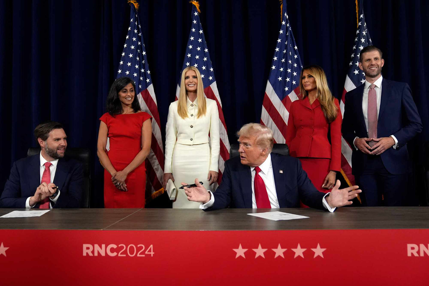 Trump Family Nomination 2024 Glossy Poster Picture Photo Print Banner Booma Prints