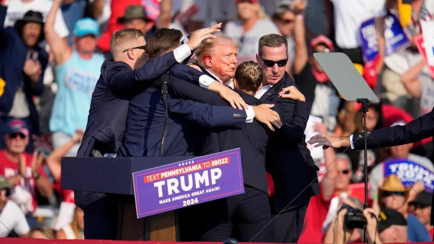 President Donald Trump Rally Shot Glossy Poster Picture Photo Print Banner Booma Prints