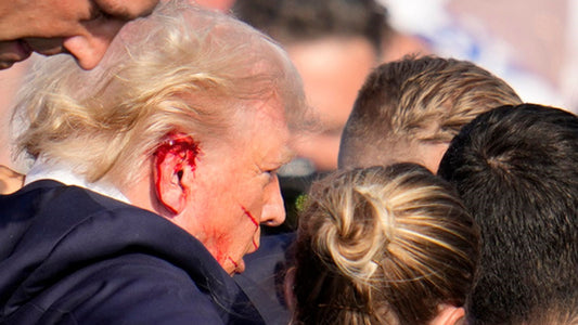 Donald Trump Shooting Ear Glossy Poster Picture Photo Print Banner Booma Prints