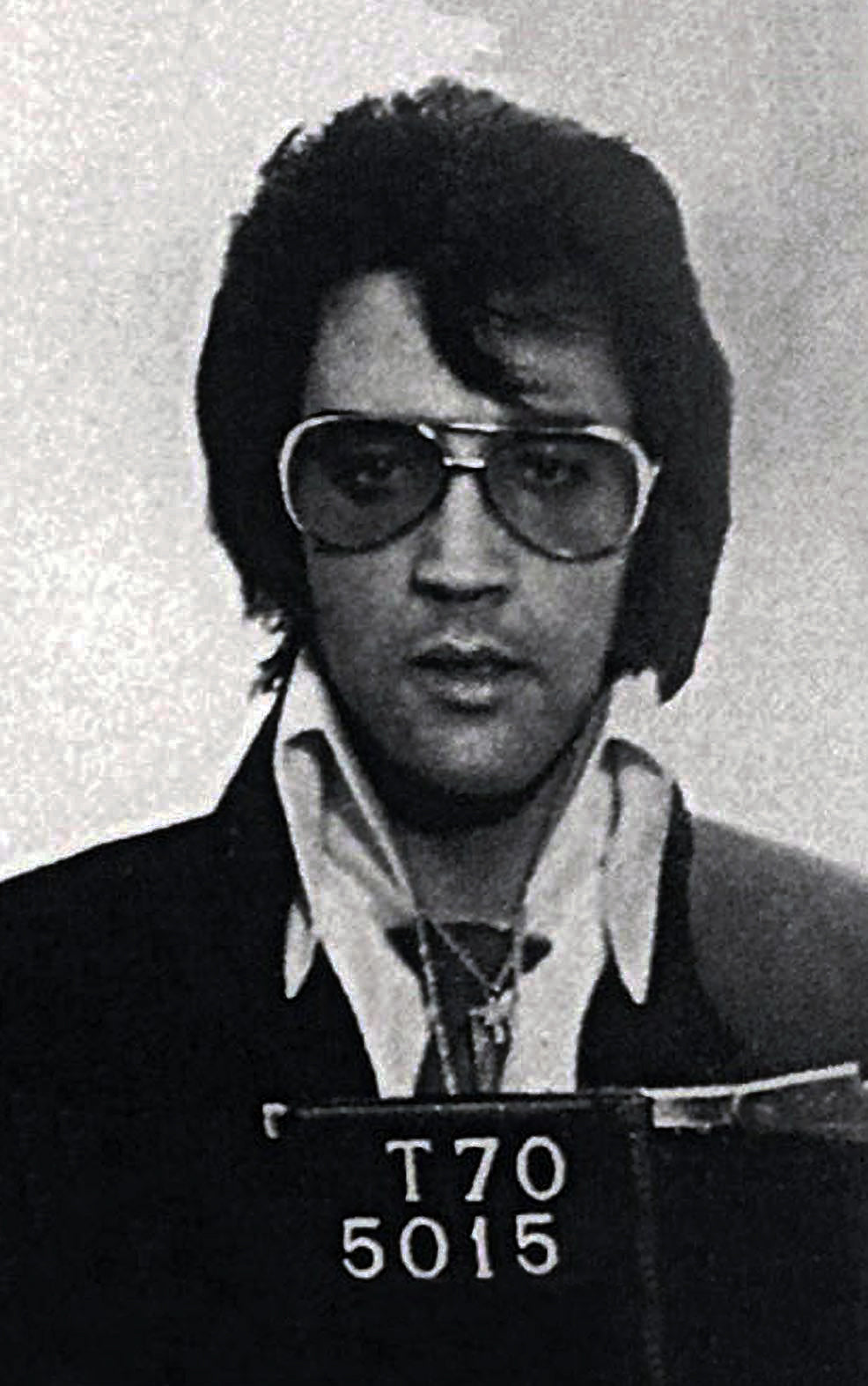 Elvis Presley Mugshot Poster Picture Glossy Banner Print Photo Rock Roll Booma Prints