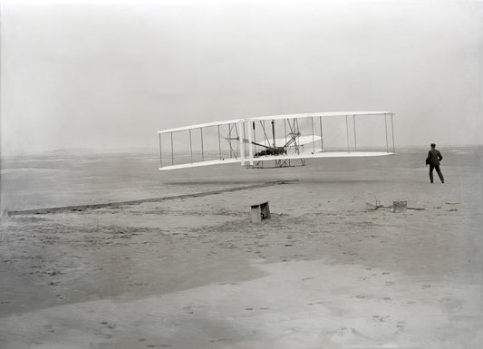 Wright Brothers Kitty Hawk Flight Glossy Poster Picture Photo Print Banner Booma Prints