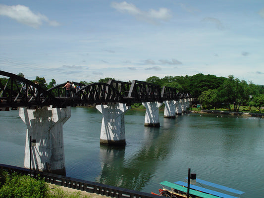 River Kwai Bridge Glossy Poster Picture Photo Print Banner Thailand Burma Booma Prints