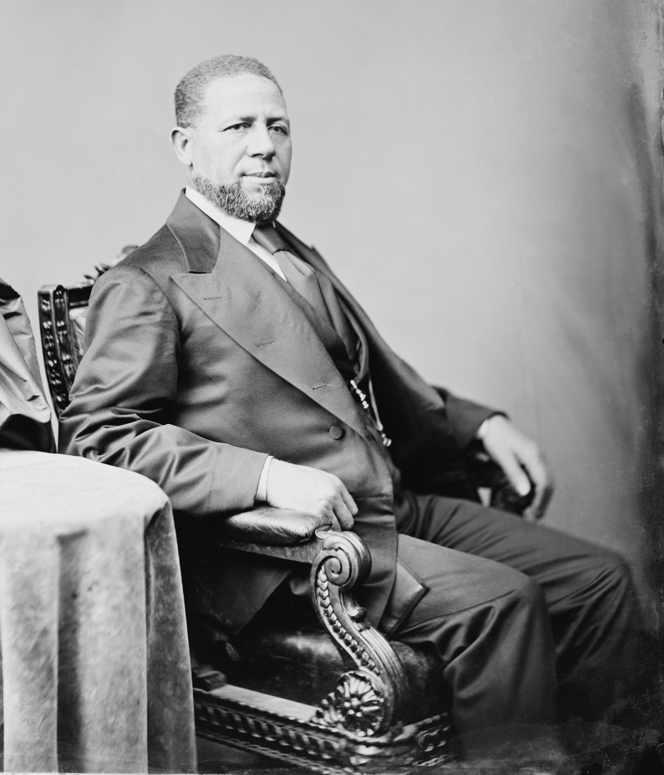 Hiram Rhodes Revels Glossy Poster Picture Photo Print Banner Black Senator Booma Prints