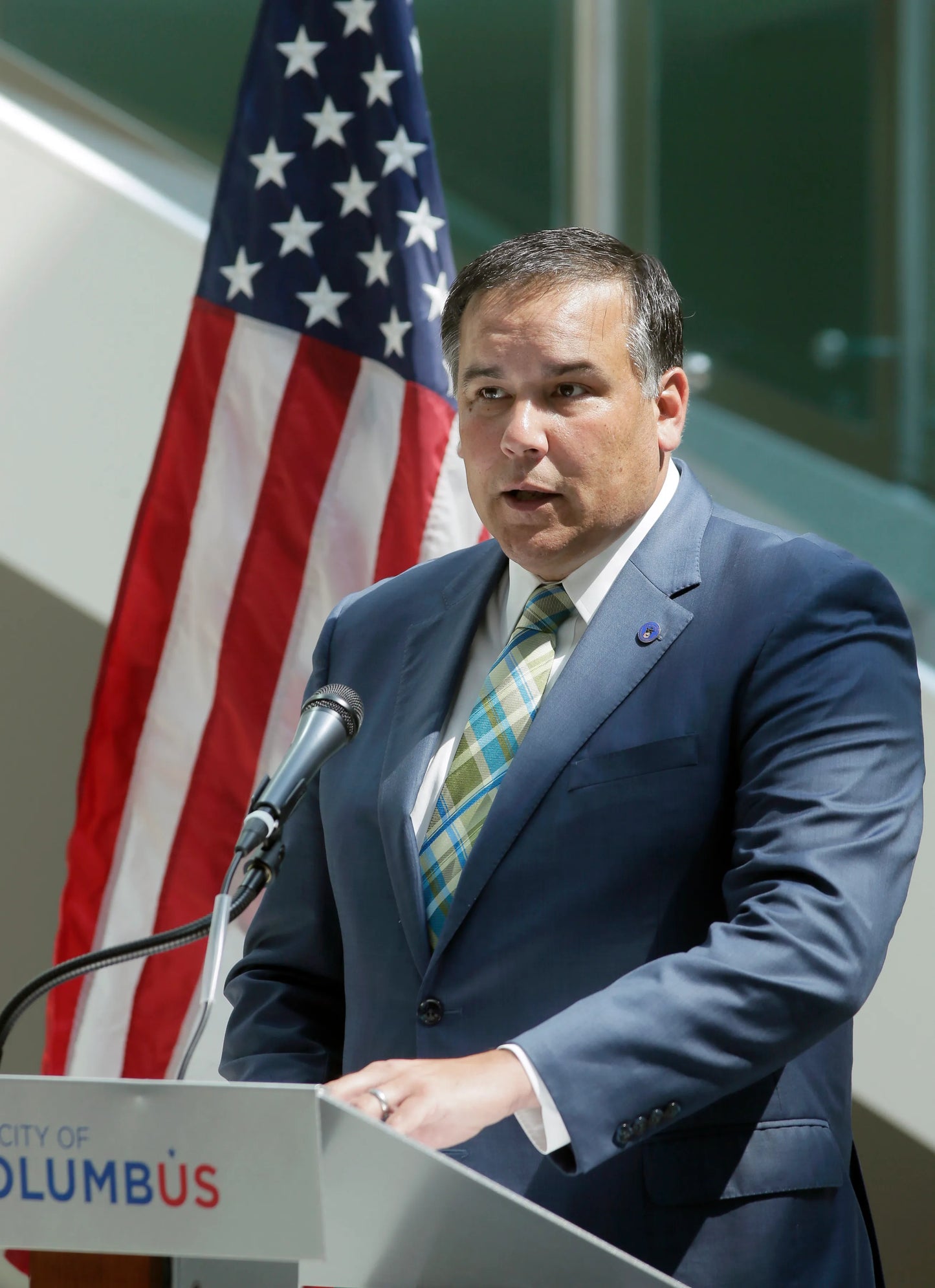 Andrew Ginther Columbus Ohio Mayor Glossy Poster Picture Photo Print Banner Booma Prints