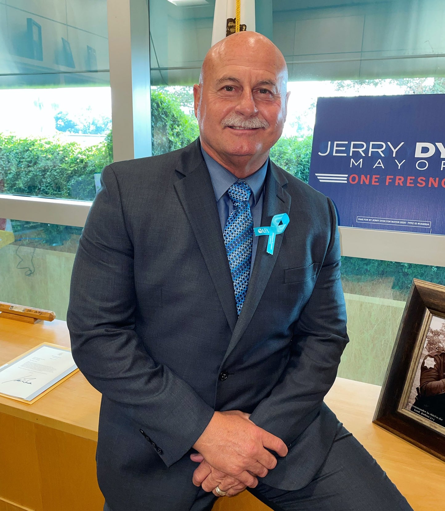 Jerry Dyer Fresno California Mayor Glossy Poster Picture Photo Print Banner Booma Prints