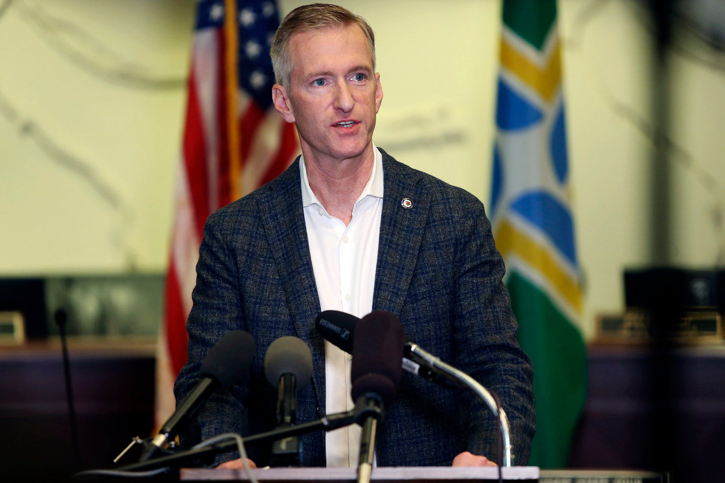 Ted Wheeler Portland Oregon Mayor Glossy Poster Picture Photo Print Banner Booma Prints