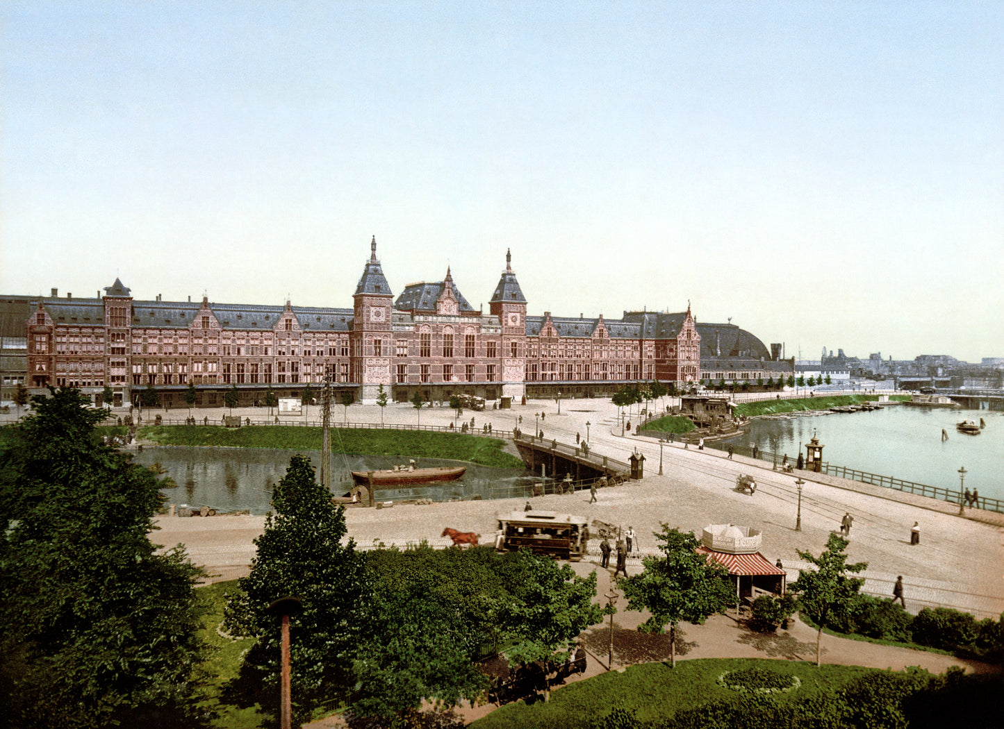 Amsterdam Centraal Train Station Glossy Poster Picture Photo Print Banner Booma Prints