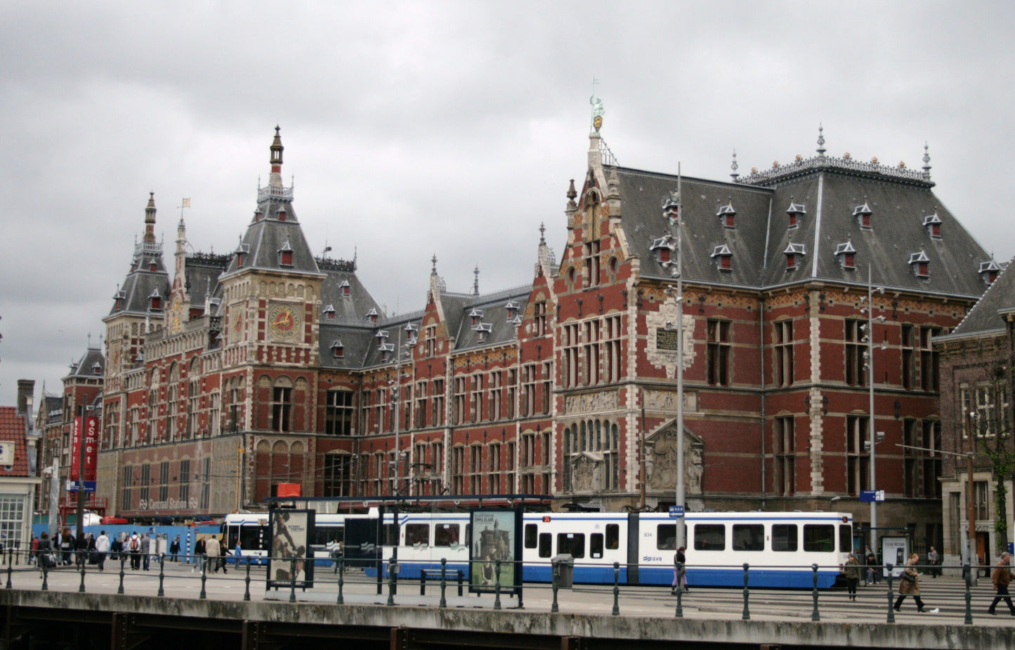 Amsterdam Centraal Train Station Glossy Poster Picture Photo Print Banner Booma Prints