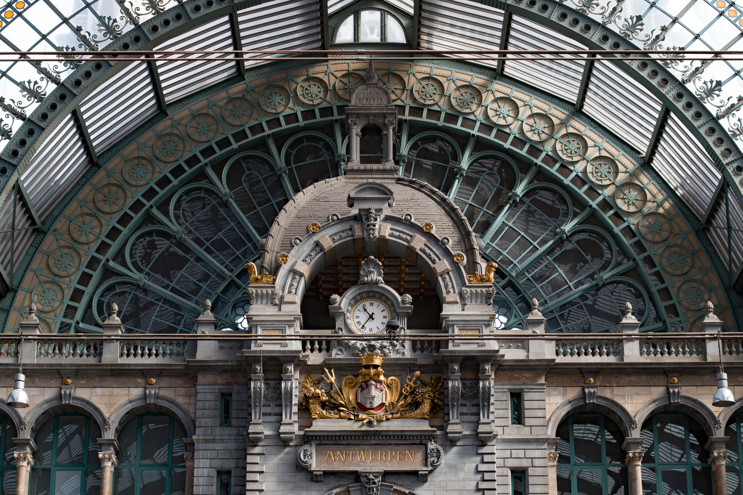 Antwerpan Centraal Train Station Glossy Poster Picture Photo Print Banner Booma Prints