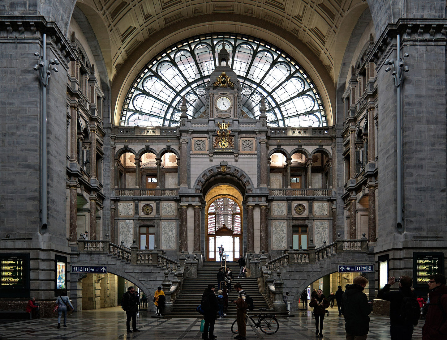 Antwerpan Centraal Train Station Glossy Poster Picture Photo Print Banner Booma Prints