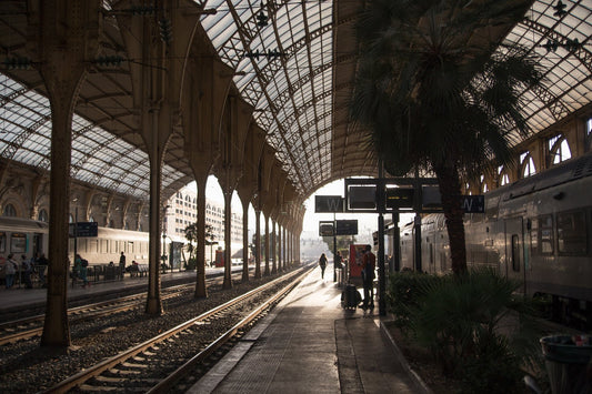 Gare De Nice Ville Train Station Glossy Poster Picture Photo Print Banner Booma Prints