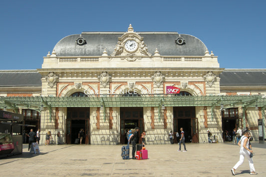 Gare De Nice Ville Train Station Glossy Poster Picture Photo Print Banner Booma Prints