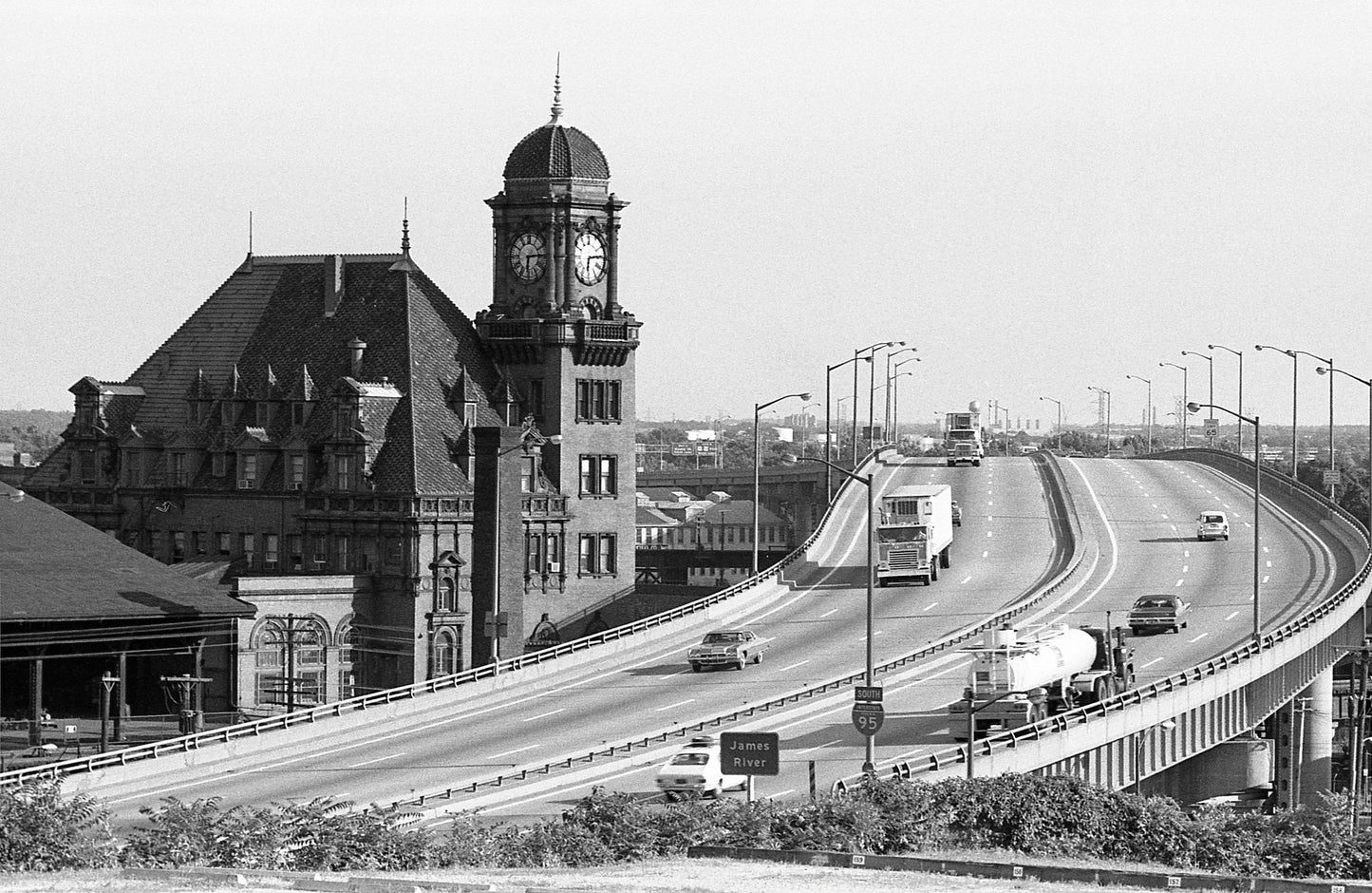 Richmond Main Street Train Station Glossy Poster Picture Photo Print Banner Booma Prints