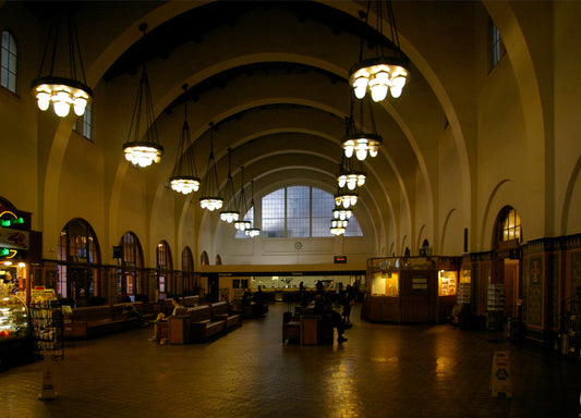 Santa Fe Depot Diego Train Station Glossy Poster Picture Photo Print Banner Booma Prints