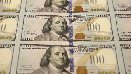 Money Sheets $100 Dollar Bills Glossy Poster Picture Photo Print Banner Booma Prints