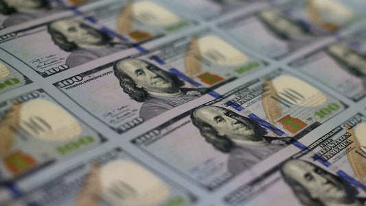 Money Sheets $100 Dollar Bills Glossy Poster Picture Photo Print Banner Booma Prints