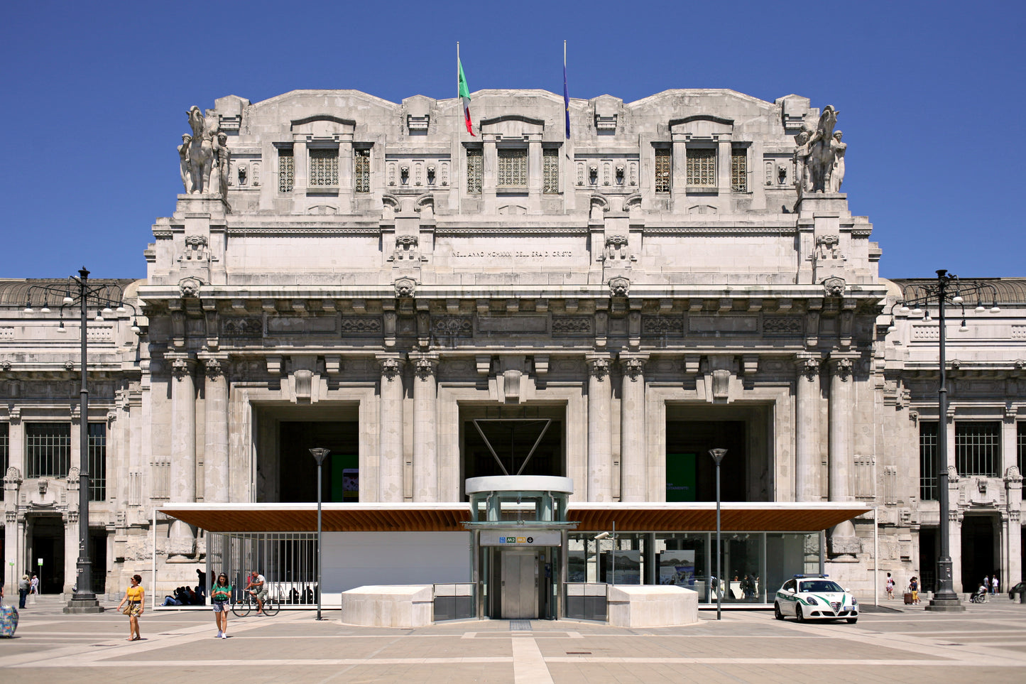 Milano Centrale Rail Train Station Glossy Poster Picture Photo Print Banner Booma Prints