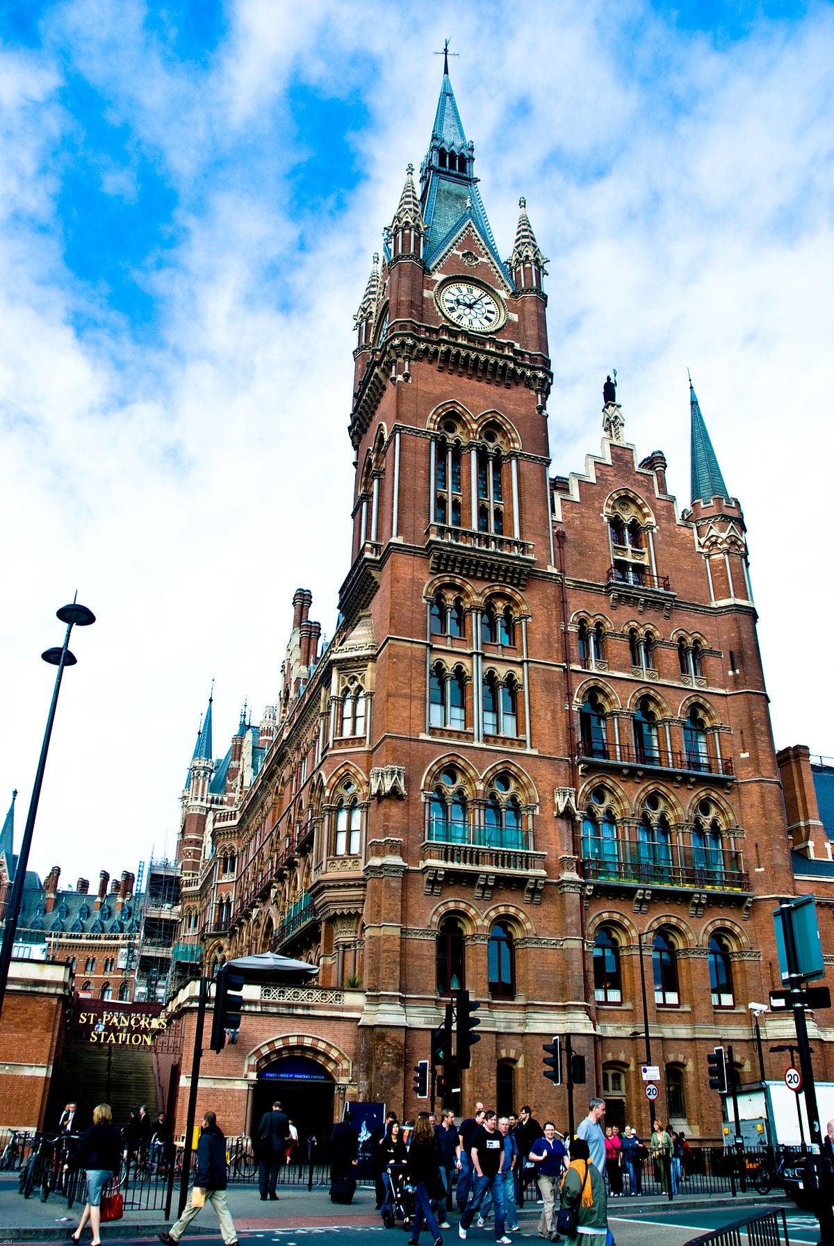 St Pancras London Uk Train Station Glossy Poster Picture Photo Print Banner Booma Prints