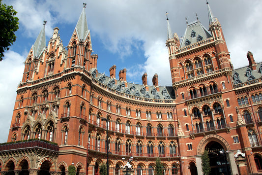 St Pancras London Uk Train Station Glossy Poster Picture Photo Print Banner Booma Prints