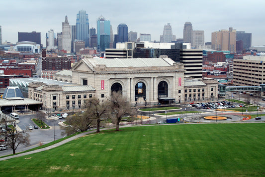 Union Kansas City Train Station Glossy Poster Picture Photo Print Banner Booma Prints