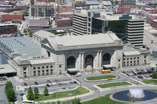 Union Kansas City Train Station Glossy Poster Picture Photo Print Banner Booma Prints