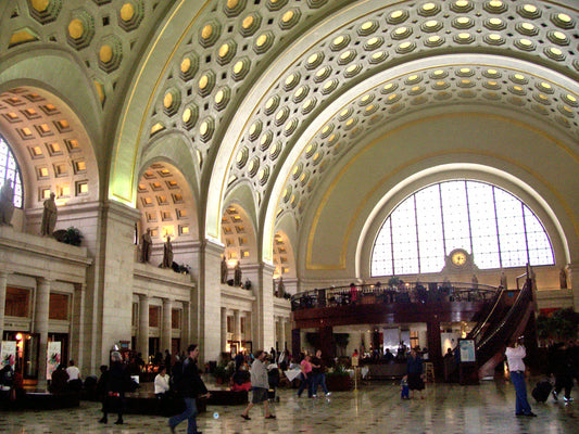 Union Washington Dc Train Station Glossy Poster Picture Photo Print Banner Booma Prints