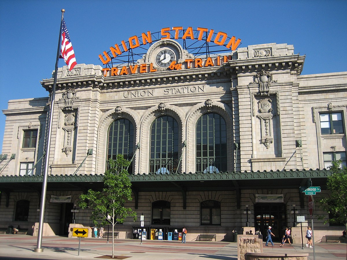 Union Denver Co Train Station Glossy Poster Picture Photo Print Banner Booma Prints