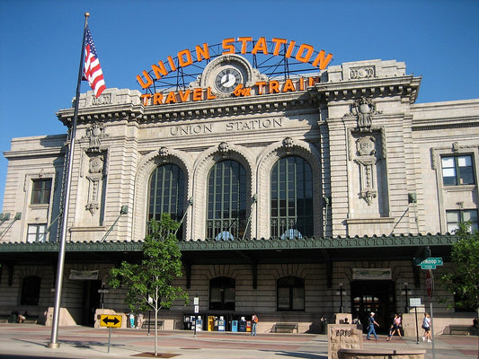Union Denver Co Train Station Glossy Poster Picture Photo Print Banner Booma Prints