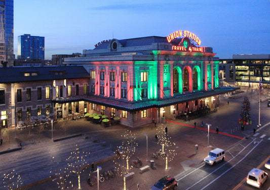 Union Denver Co Train Station Glossy Poster Picture Photo Print Banner Booma Prints