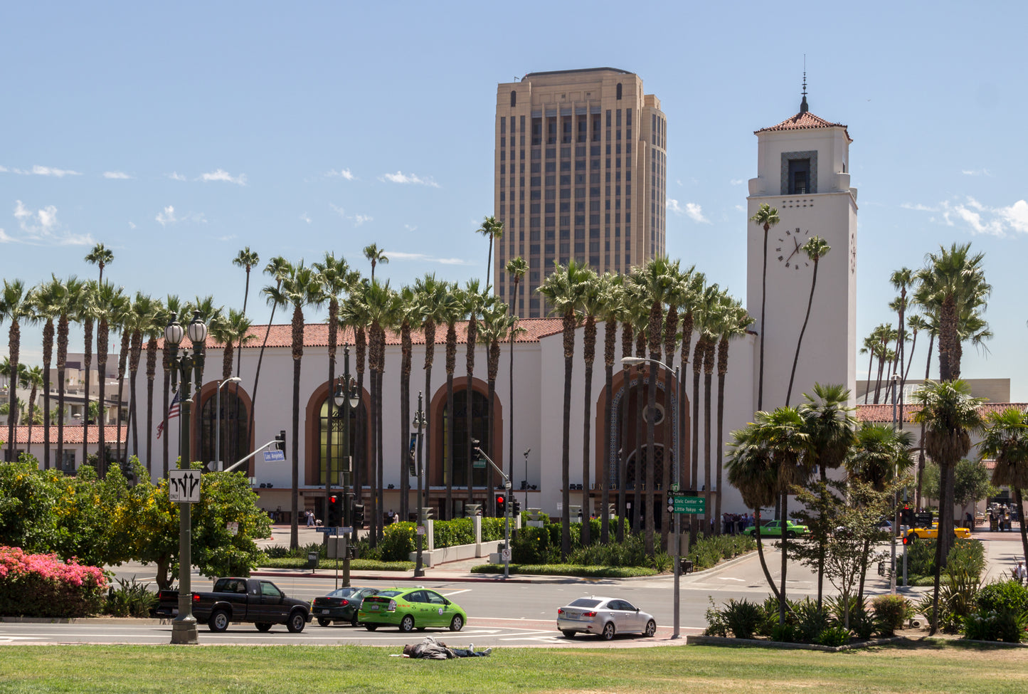 Union Los Angeles Ca Train Station Glossy Poster Picture Photo Print Banner Booma Prints