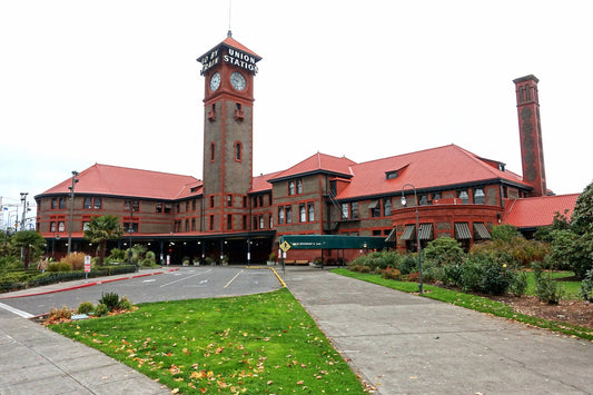Union Portland Or Train Station Glossy Poster Picture Photo Print Banner Booma Prints