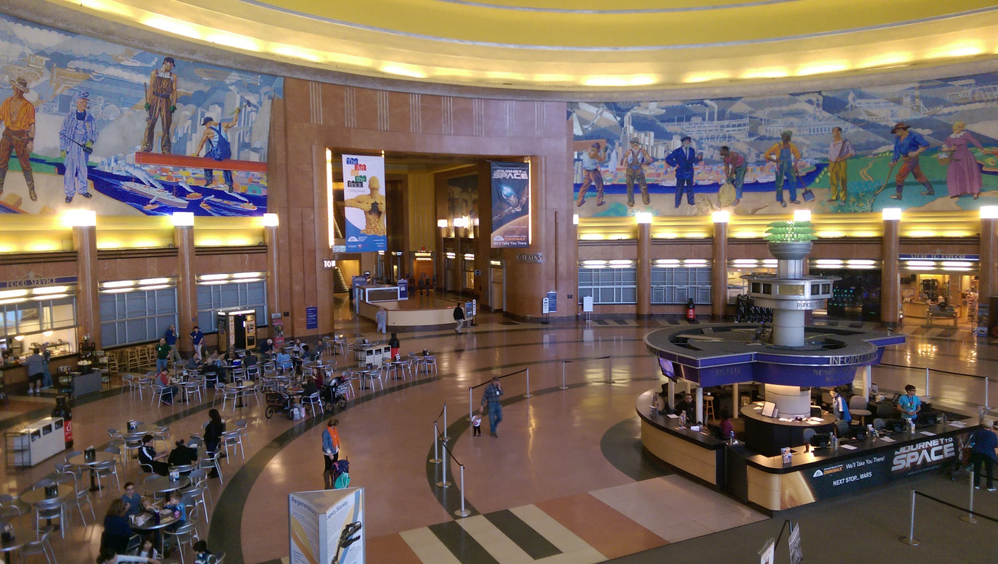 Union Cincinnati Oh Train Station Glossy Poster Picture Photo Print Banner Booma Prints