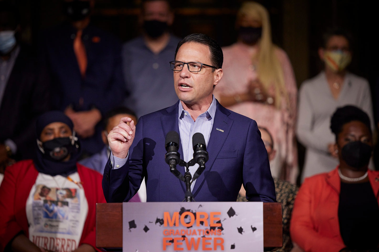 Josh Shapiro Pennsylvania Governor Glossy Poster Picture Photo Print Banner Booma Prints