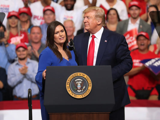 Sarah Huckabee Sander Donald Trump Glossy Poster Picture Photo Print Banner Booma Prints