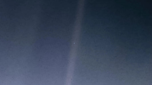 Pale Blue Dot Earth Voyager 1 Nasa Glossy Poster Picture Photo Print Banner Booma Prints