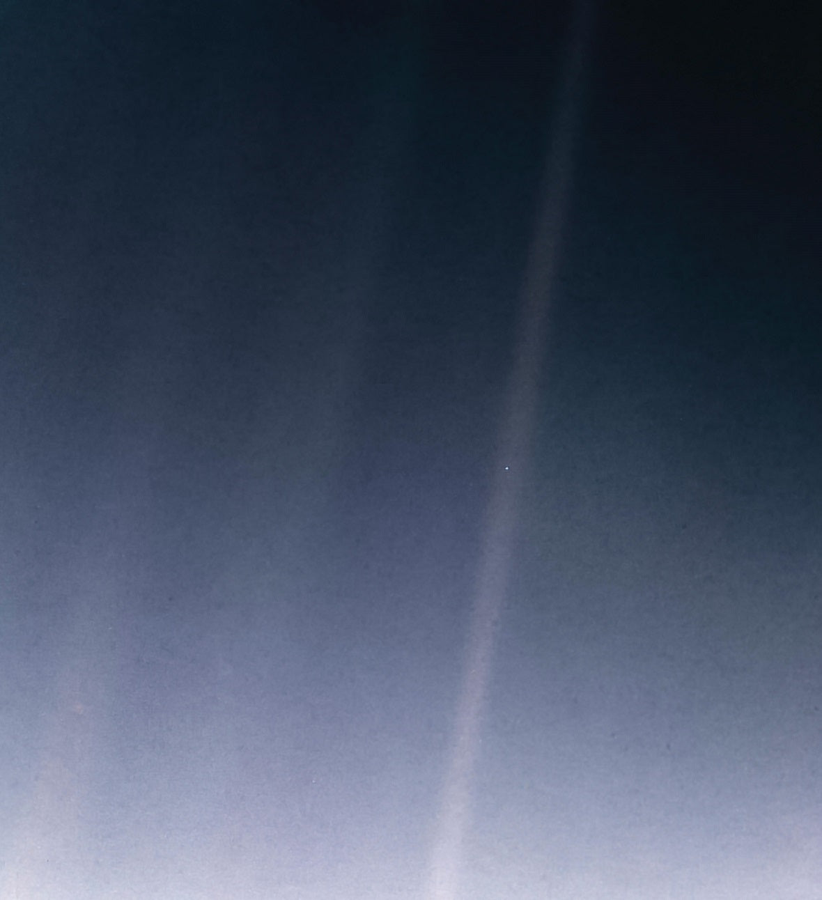 Pale Blue Dot Earth Voyager 1 Nasa Glossy Poster Picture Photo Print Banner Booma Prints