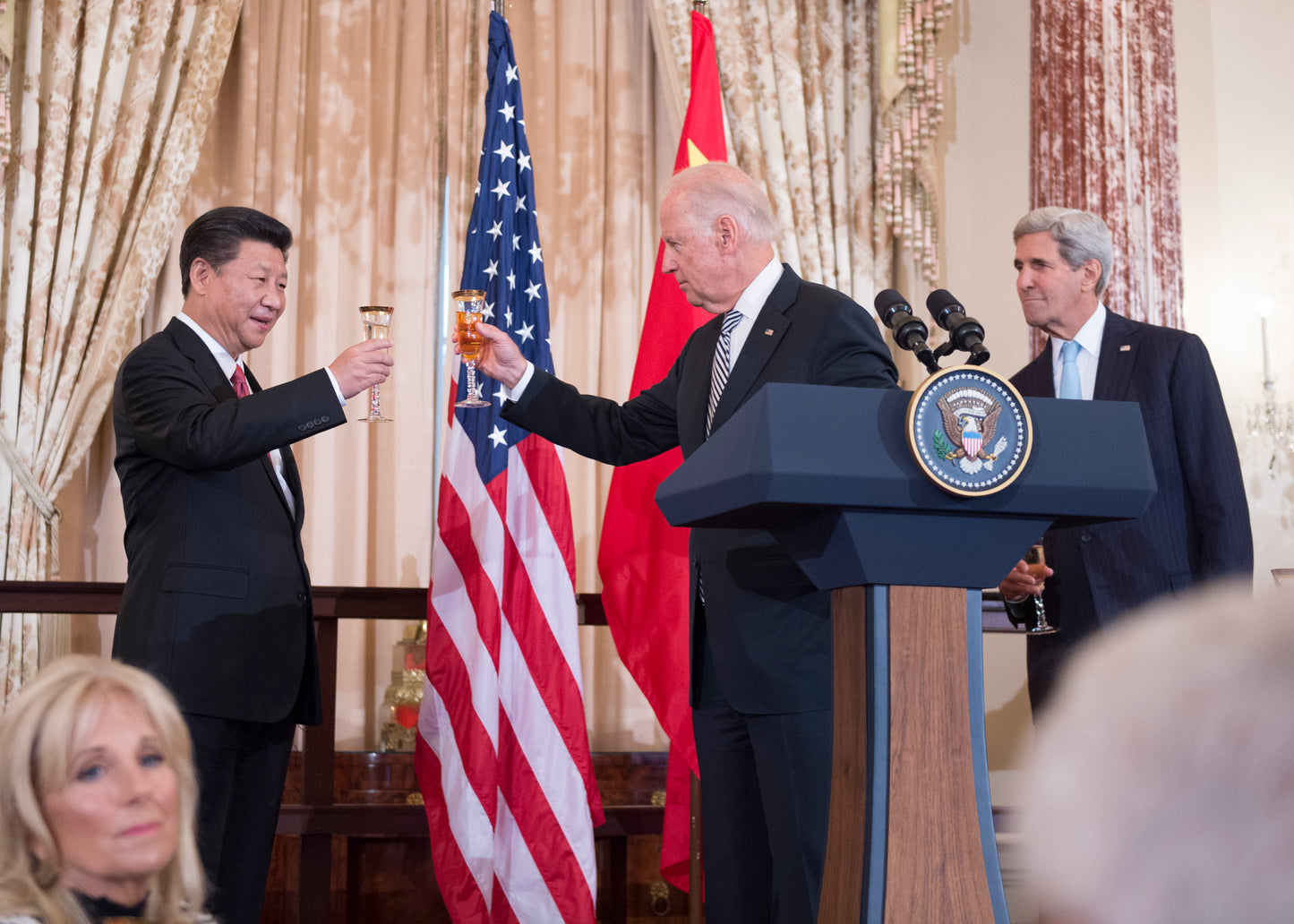Joe Biden Xi Jinping Glossy Poster Picture Photo Print Banner China Usa Us Booma Prints