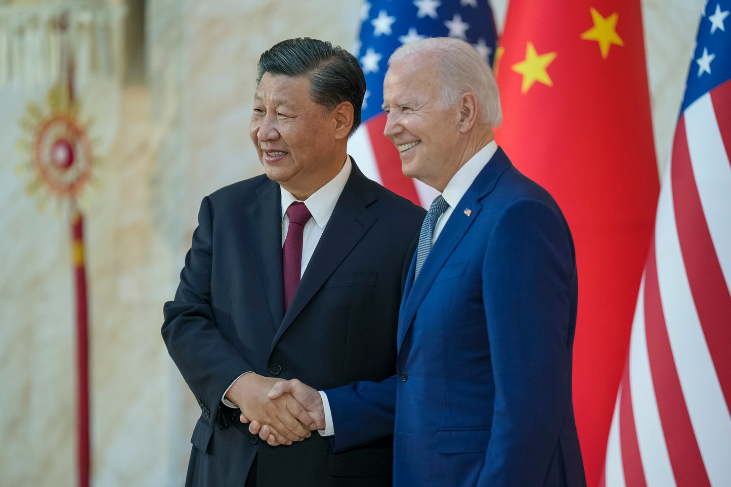 Joe Biden Xi Jinping Glossy Poster Picture Photo Print Banner China Usa Us Booma Prints