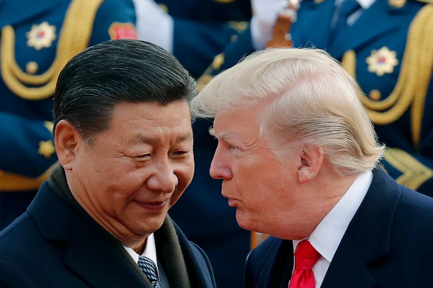 Donald Trump Xi Jinping Glossy Poster Picture Photo Print Banner China Usa Booma Prints