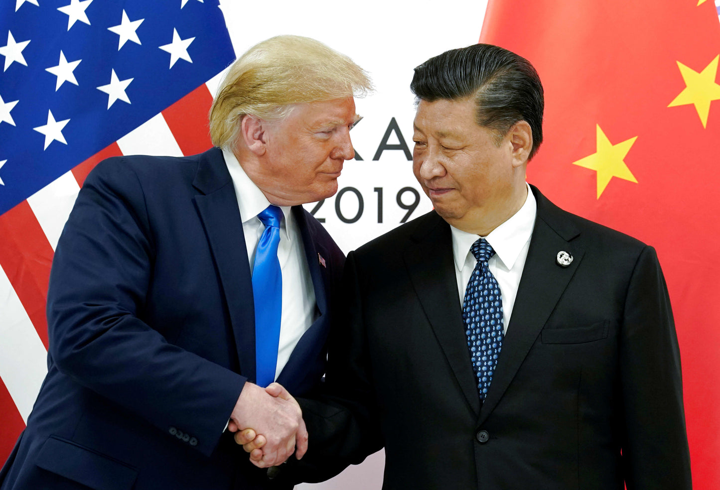 Donald Trump Xi Jinping Glossy Poster Picture Photo Print Banner China Usa Booma Prints