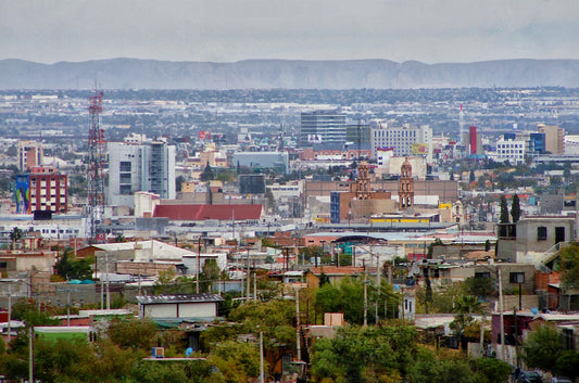 Ciudad Juarez Mexico City Skyline Glossy Poster Picture Photo Print Banner Booma Prints