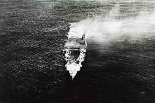 Japanese Ww2 Carrier Hiryu Midway Glossy Poster Picture Photo Print Banner Booma Prints