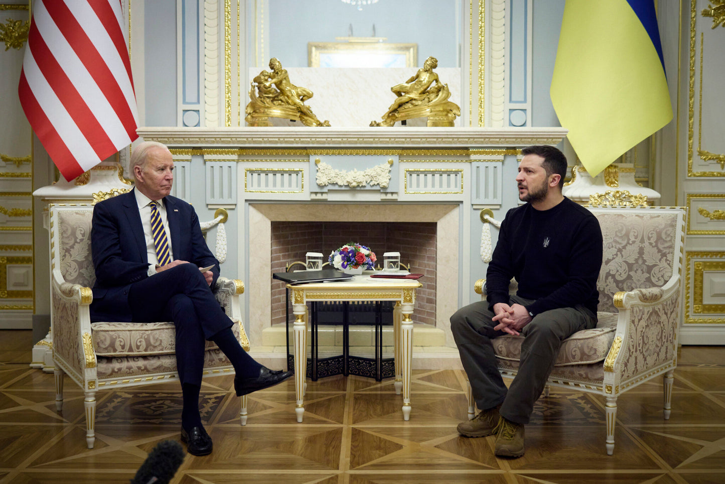 Joe Biden & Volodymyr Zelensky Ukraine Us Poster Picture Photo Print Banner Booma Prints