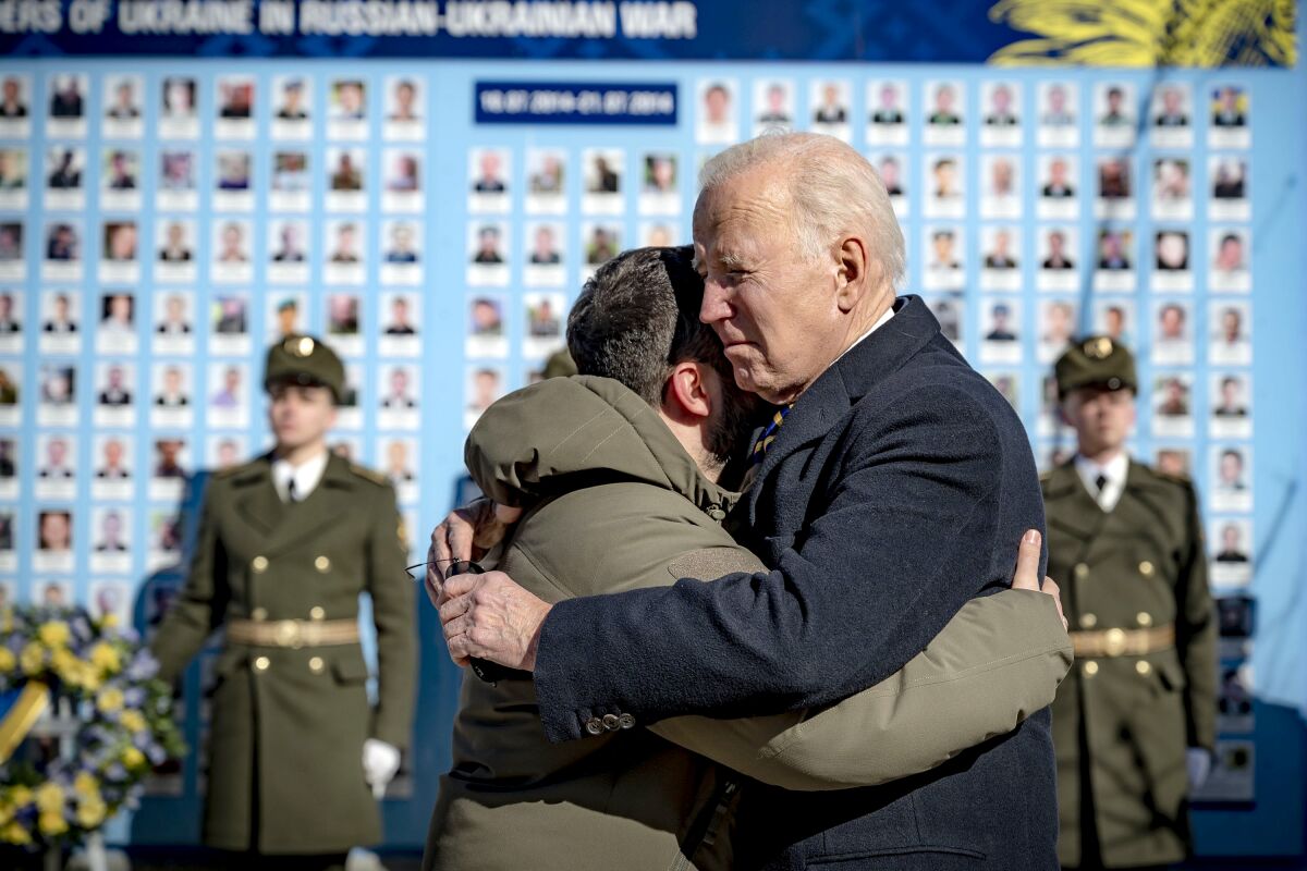 President Joe Biden & Volodymyr Zelensky Ukraine  Poster Picture Photo Print Banner Booma Prints
